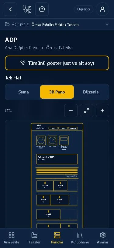 3B pano görünümü